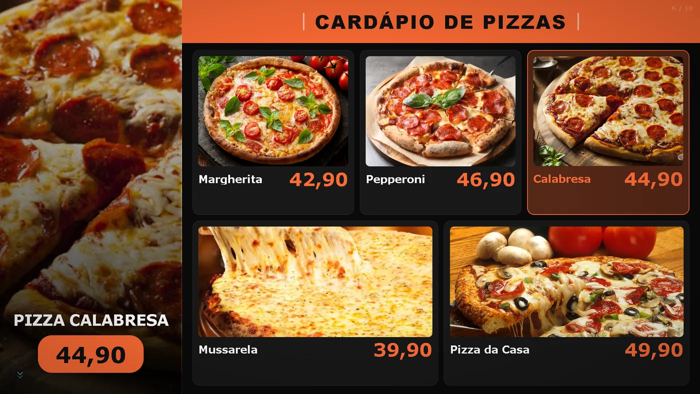 Cardápio digital LoungePlus
